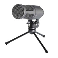 铁三角(Audio-technica)AT2020USB+电容麦克风话筒即插即用电脑直播专业有声书喜马拉雅录音专用设备