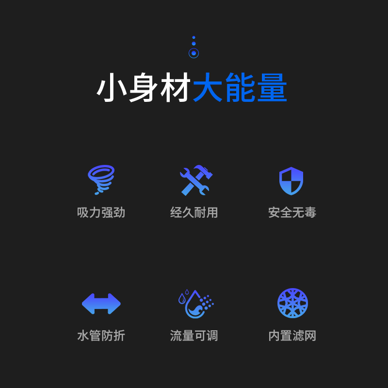 鱼缸换水器抽鱼便洗沙 小型手动虹吸工具 龟缸抽水管过滤砂非电动高清大图