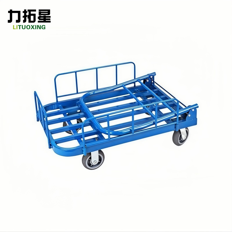力拓星 推车 拖车 90*60配5寸灰胶轮400斤 个高清大图