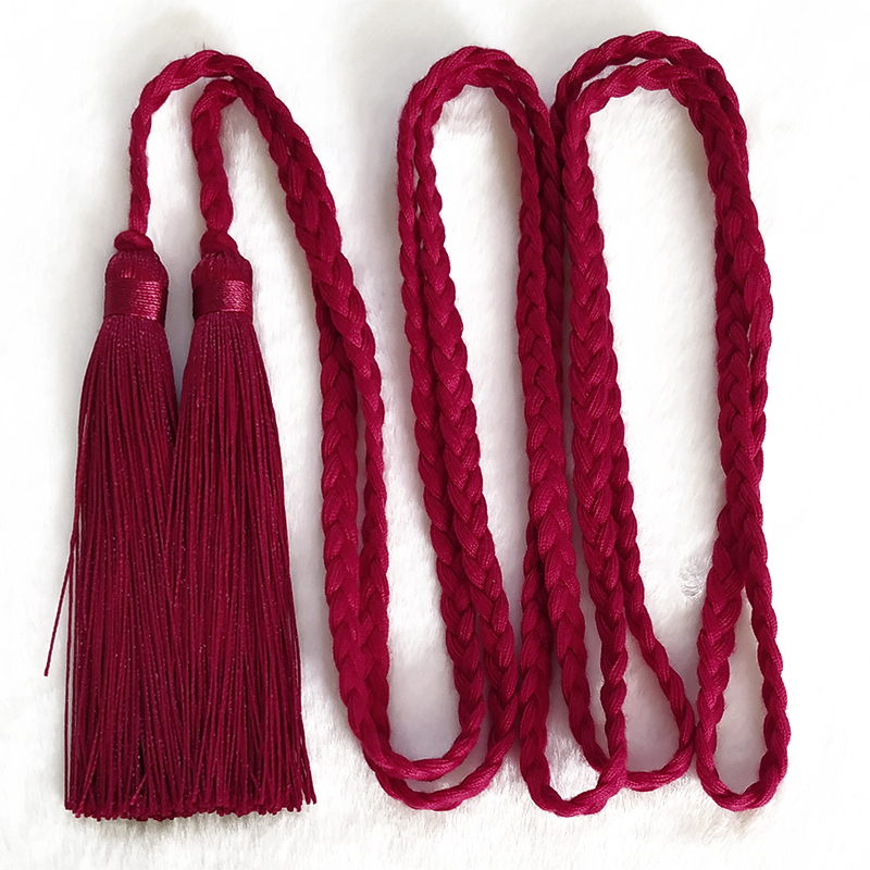 超长3米宫绦中国风腰带流苏棉线绳古风古装汉服腰绳裙子腰带流苏宫绦