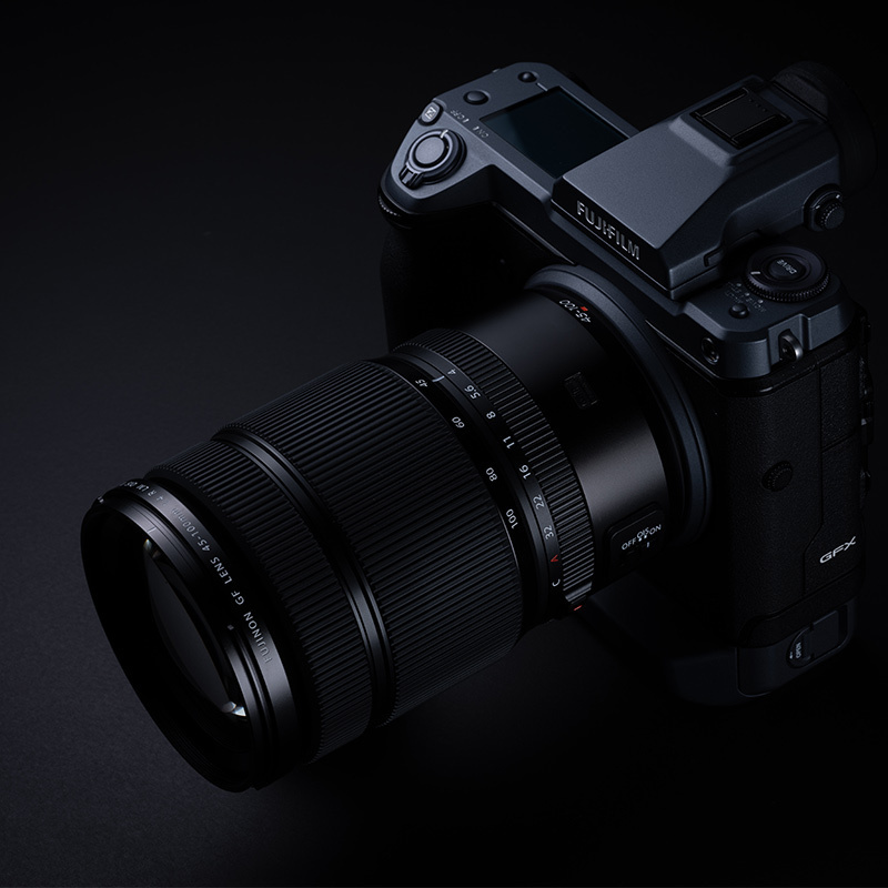 Fujifilm/富士龙镜头 GF45-100mmF4 R LM OIS WR 标配 G卡口 77mm口径 适用于GFX50高清大图