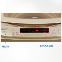 海尔（Haier） 8公斤幂动力波轮洗衣机 全自动家用大容量 智能下排水 筒自洁 衣物防缠绕 B8018F31
