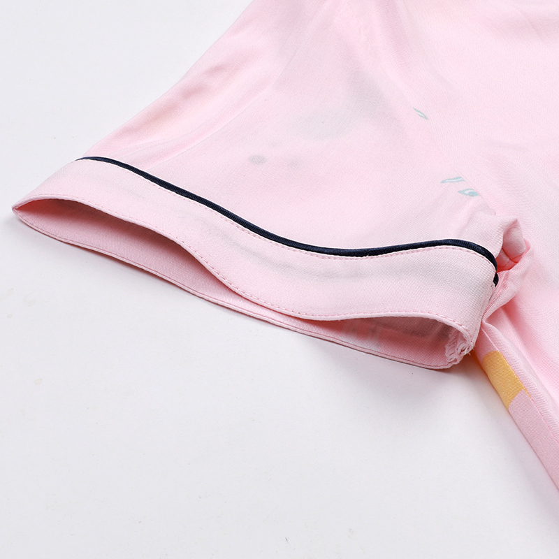 红豆女童夏装家居服套装2020新款儿童宝宝短袖简约舒适家居服套装H0J3116