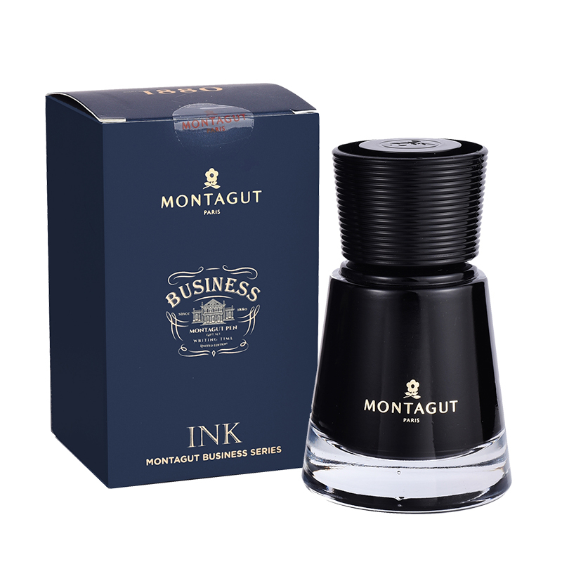梦特娇(Montagut)MI302非碳素纯黑墨水40ml 黑色墨水 钢笔墨水补充液 笔用墨水墨汁