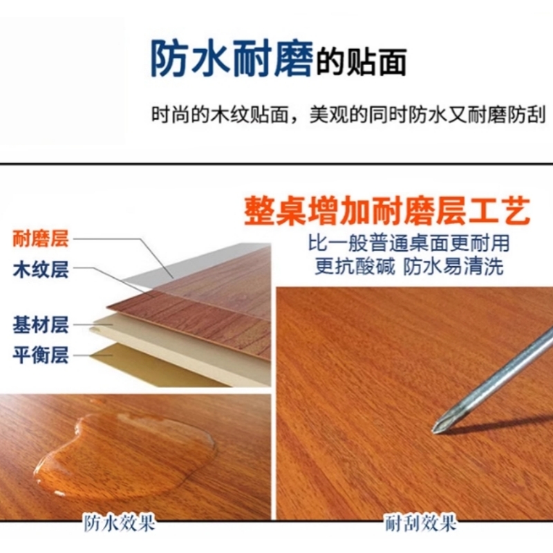 伟樽职员桌160*80*76cm张高清大图