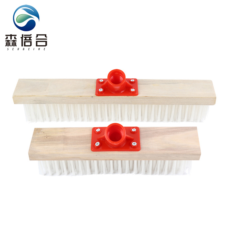 森倍合 长柄硬毛地板刷木制清洁地刷 60cm/把高清大图