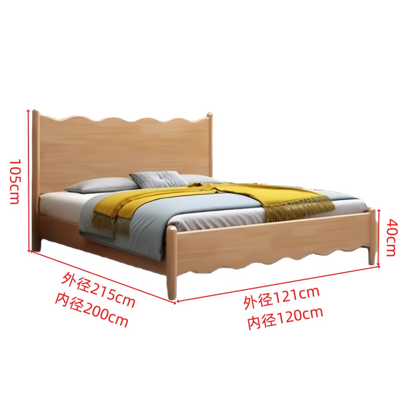 抚 樽 实木床高清大图