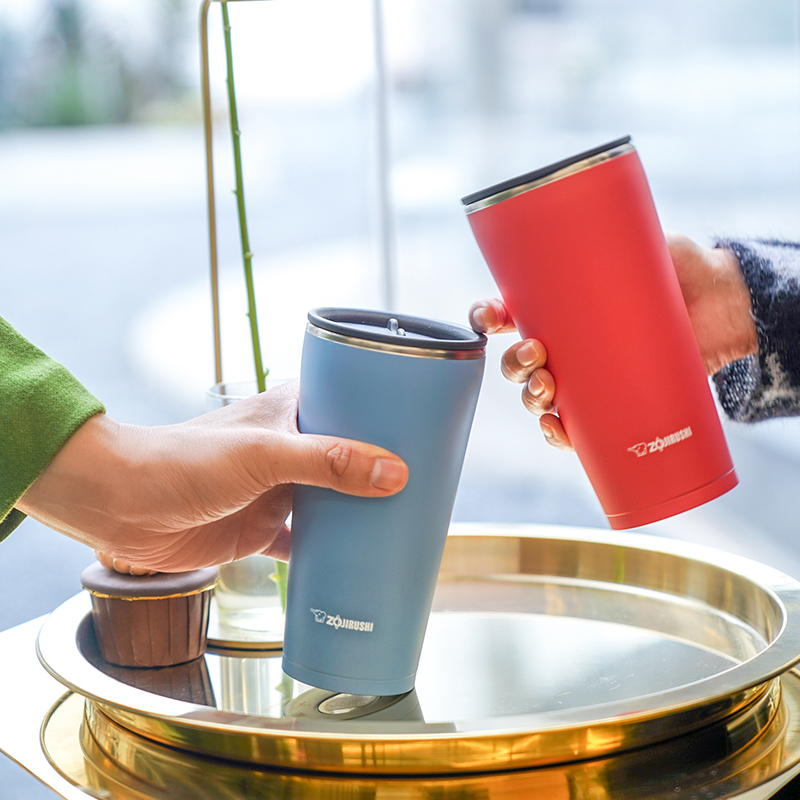 象印(ZO JIRUSHI)保温杯SX-FSE45不锈钢真空车载杯保温杯新款保温保冷杯450ml 白色