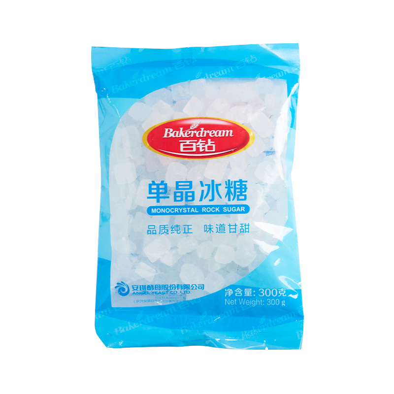 百钻单晶冰糖 300g/袋 规格可选 家用食糖煲汤炖粥 300g*3袋