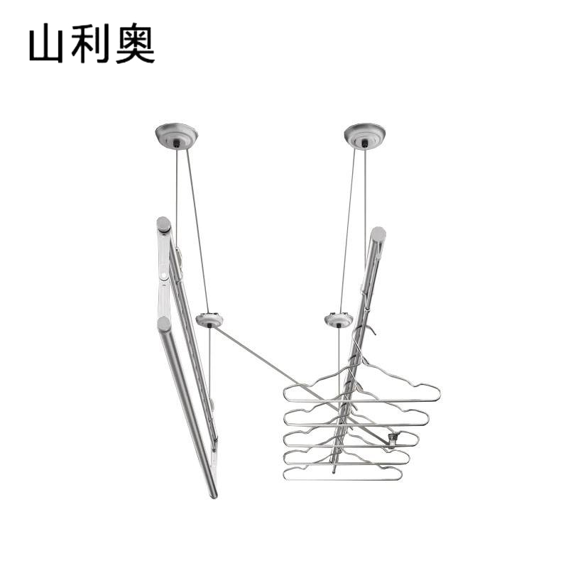 山利奥 可升降晾衣架 多杆2.8米 个高清大图