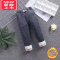 可莉允女童棉裤外穿男童冬季加绒裤子儿童加厚保暖三层夹棉超厚北方过冬保暖裤