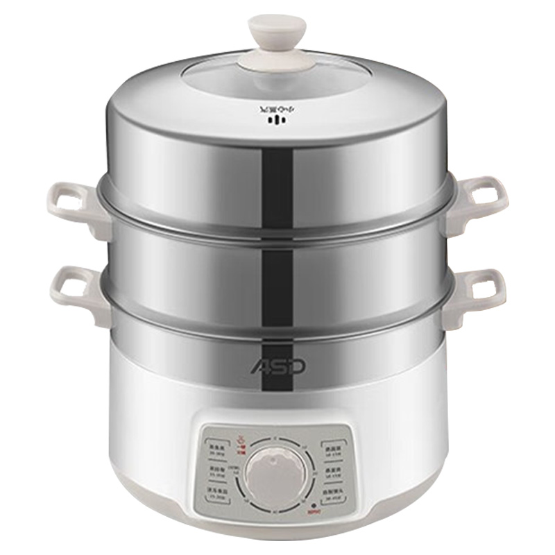 爱仕达电蒸锅10L大容量304不锈钢多功能蒸锅AZ-Y28J105