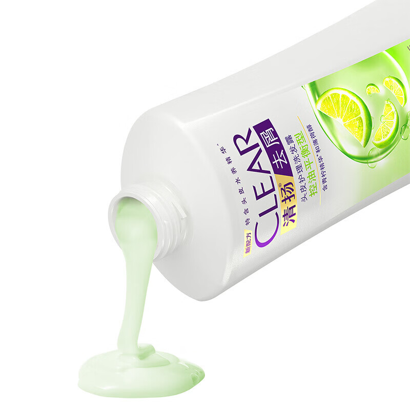 清扬(CLEAR)清爽控油去屑洗发水 多效水润型白瓶940g 头皮护理玻尿酸 C罗洗头膏高清大图