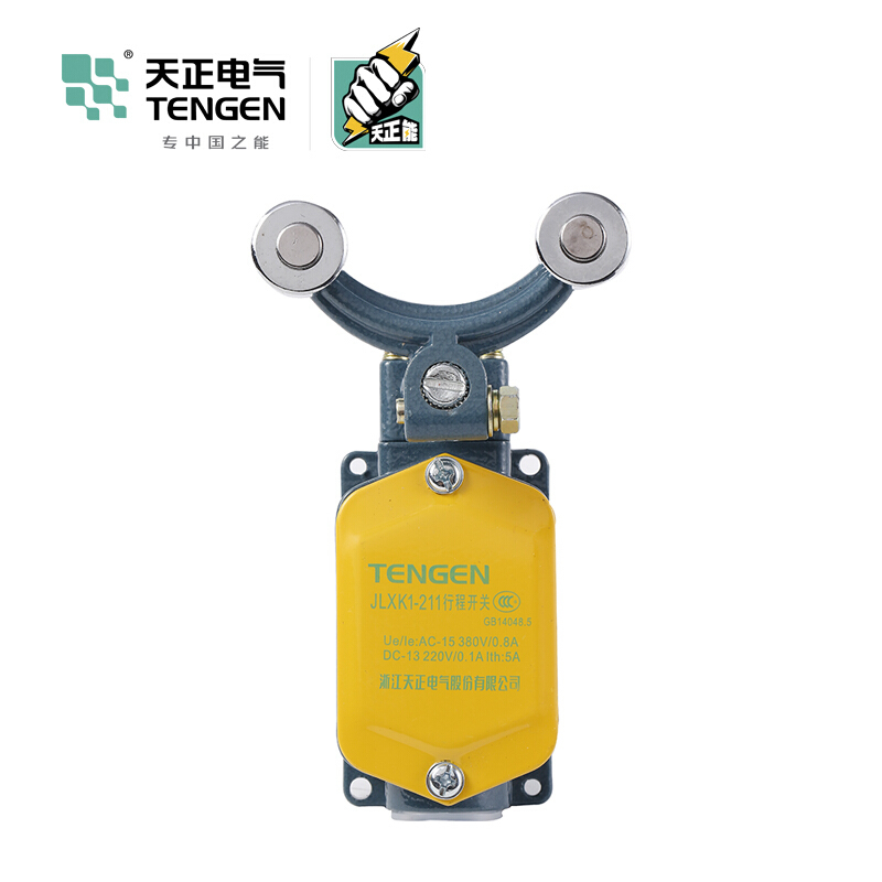 天正电气 JLXK1 双轮转动式 1NO+1NC 金属 08110010003 限位开关