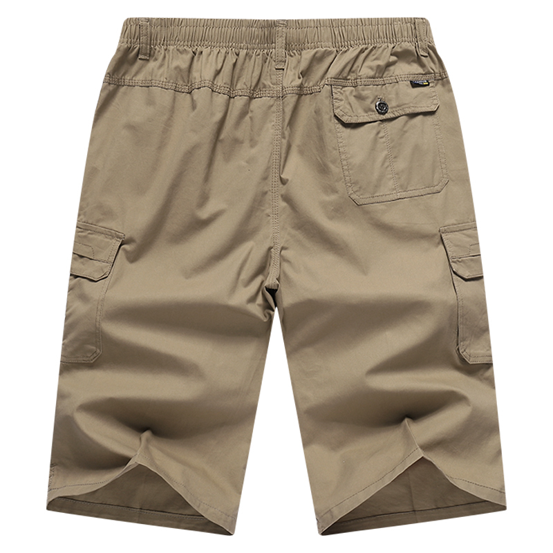 渔人船长男士工装款运动休闲短裤中裤多口袋七分裤