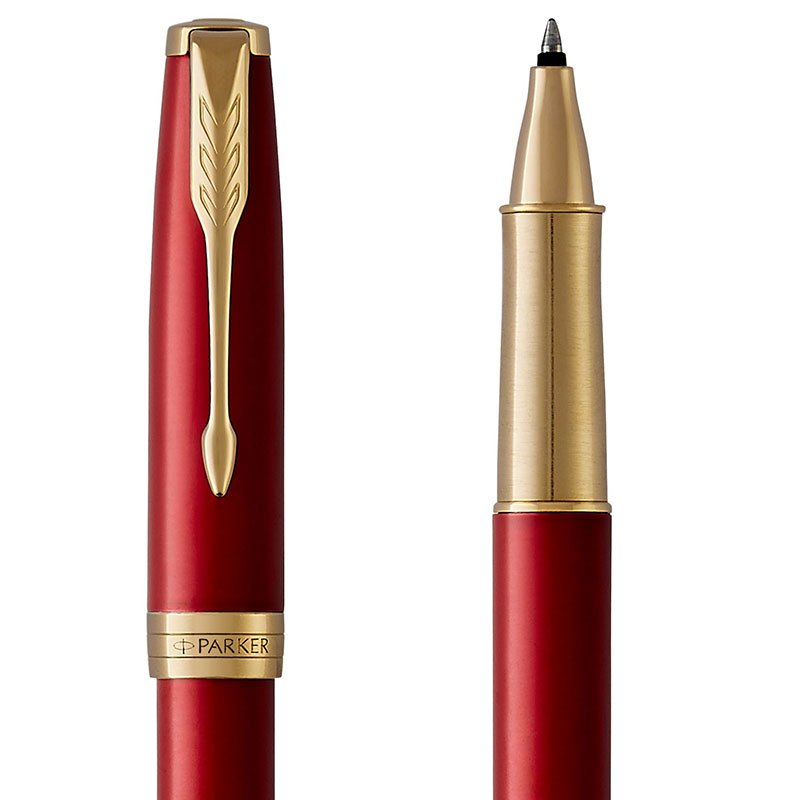 派克(PARKER)新品卓尔宝石红金夹宝珠笔