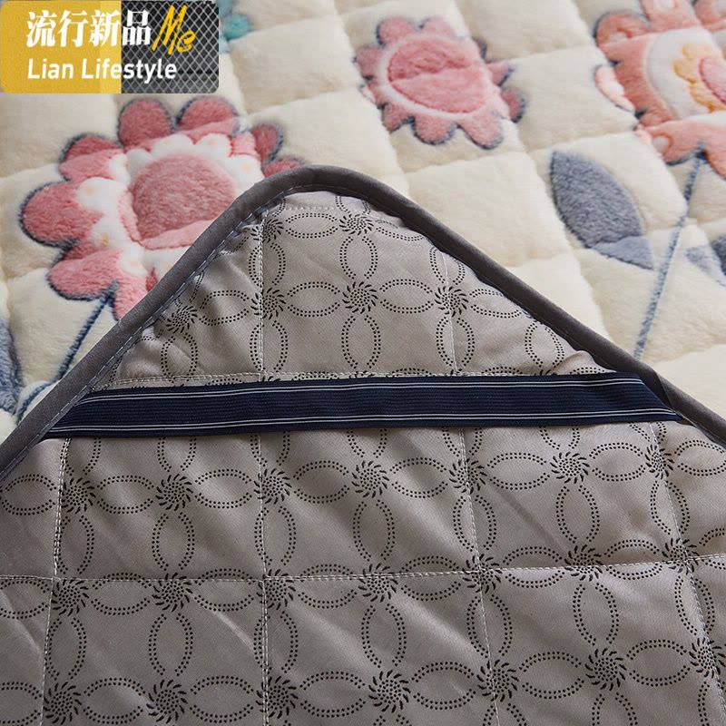 羊羔绒床垫软垫冬季加厚保暖学生宿舍单人海绵租房专用榻榻米褥子 三维工匠图片