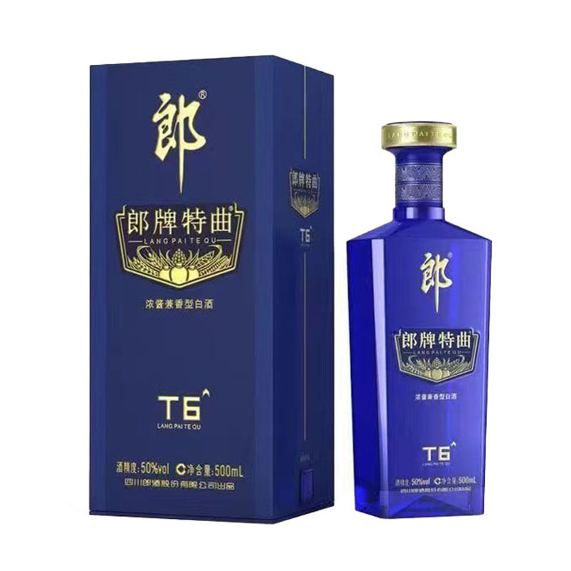 郎酒 郎牌特曲T6 50度 500ml 浓酱兼香型白酒 新老版随机发货