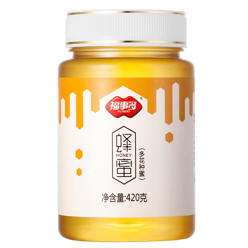 福事多蜂蜜420g纯瓶农家自产百花洋槐花蜜优质蜜源 滋补蜂蜜