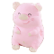鸱吻福猪抱枕猪猪抱枕毛绒玩具男孩女孩玩具生肖生日礼物60cm 粉色 普通款