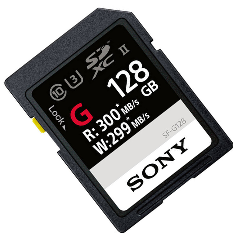 索尼(SONY) SD 128G 300M 存储卡 高速单反微单数码相机高清摄像机导航内存卡 SD卡