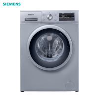 西门子（SIEMENS）WM12N1R80W家用全自动8公斤一级能效带加热高温中途添衣直流变频除菌除螨消毒滚筒洗衣机银色