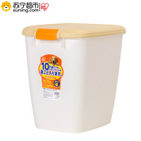爱丽思(IRIS) 密闭宠物储粮桶 大号狗粮猫粮桶 MFS-10 黄色
