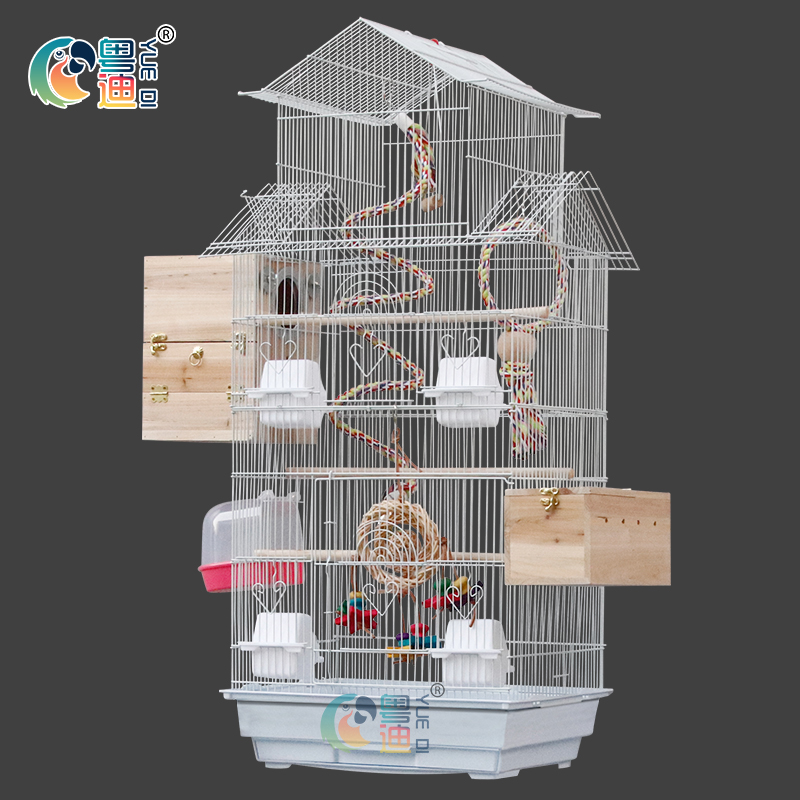 虎皮玄凤鹦鹉鸟笼子大号宠物笼子牡丹繁殖文鸟相思群养高清大图