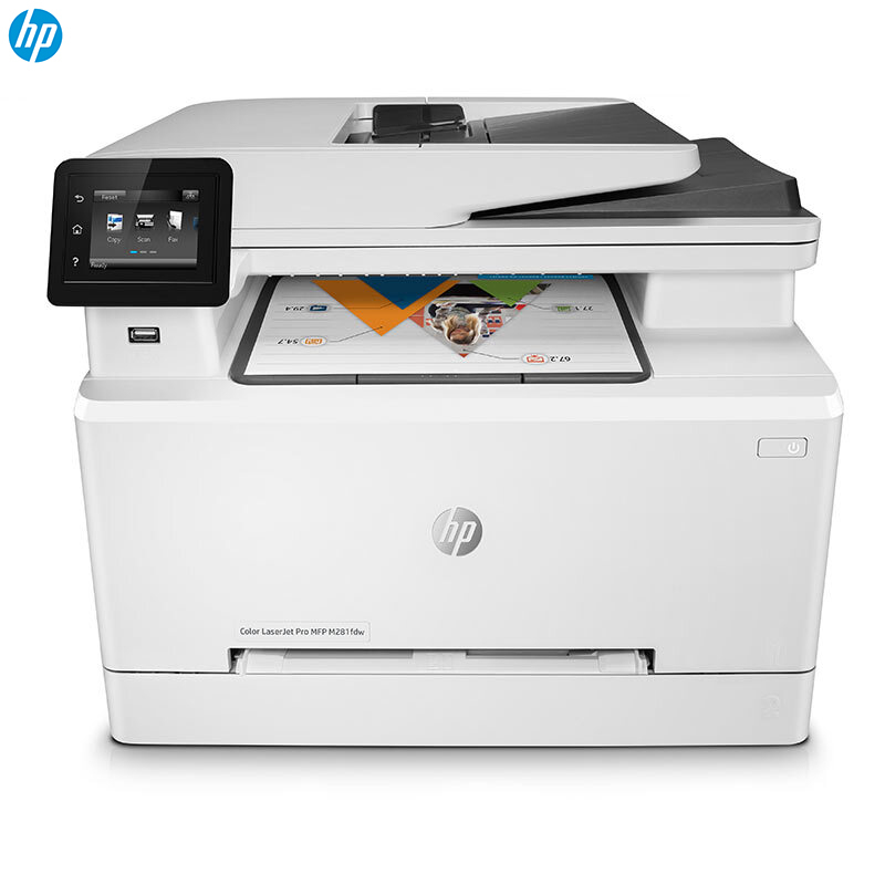 惠普(hp)LaserJet Pro M281fdw 彩色A4激光一体机(自动双面打印 扫描 复印 网络 无线)