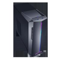 雷霆世纪 灵刃Blade946Ti游戏台式电脑主机(六核i5-9400 GTX1660Ti6G游戏独显 8G高频 1T+256G NVMe SSD 正版Win10 炫彩灯效)