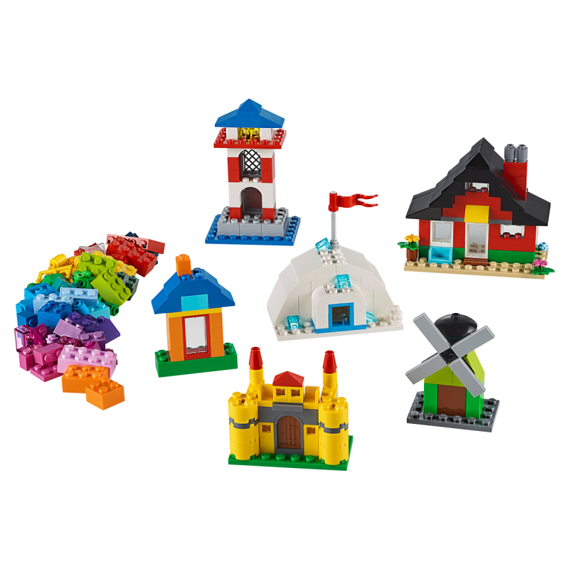 LEGO乐高经典创意系列造房子的积木11008 男孩女孩4岁+生日礼物 玩具积木