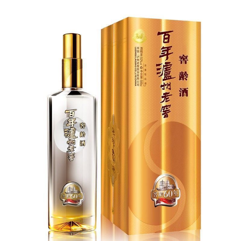 泸州老窖 窖龄60 52度 500ml 浓香型白酒 新老版本年份随机高清大图
