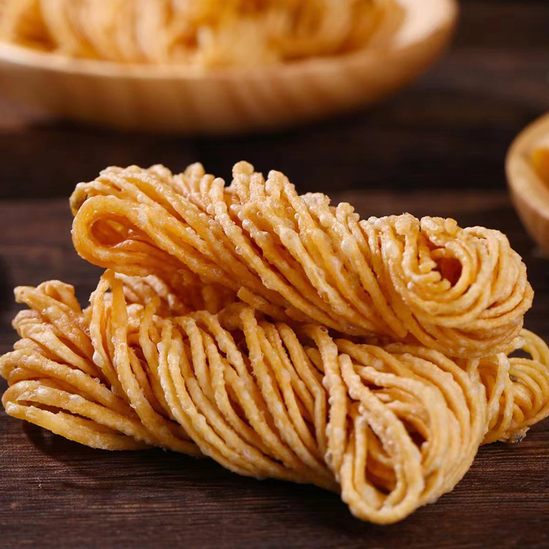 [20袋29.9]汇尔康 金丝馓子15g/袋 独立小包装散子芝麻小麻花手工蝴蝶茶馓火锅食材传统零食方便速食高清大图