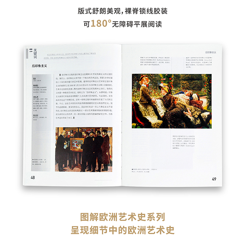 [正版]图解欧洲艺术史 19世纪 印象主义 巴黎 塞尚与点彩画派 名画建筑 Electa引进 图解艺术史 未读艺术家系高清大图