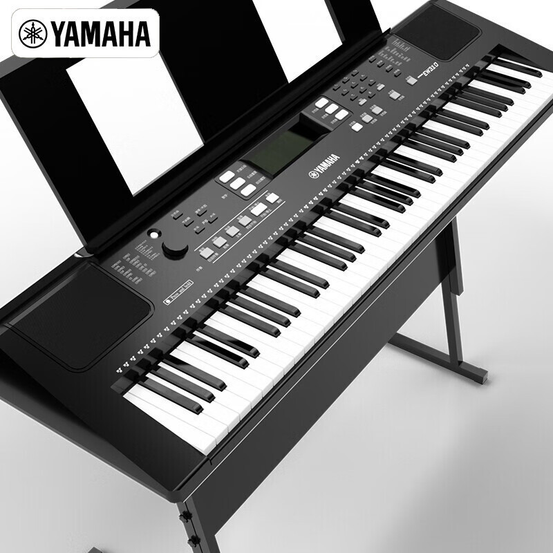 YAMAHA雅马哈PSR-EW310电子琴升级76键宽音域儿童成人便携式家用教学智能键盘+Z支架+琴包等配件