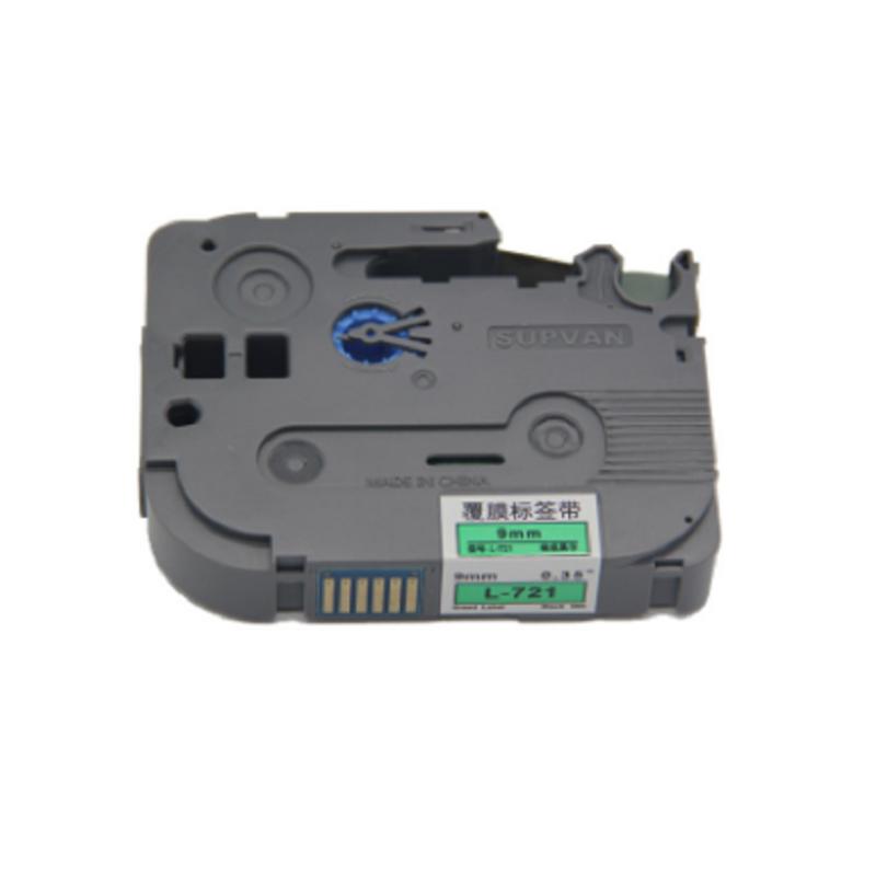 硕方 标签机绿底黑字色带9mm* 8m L-721(卷)