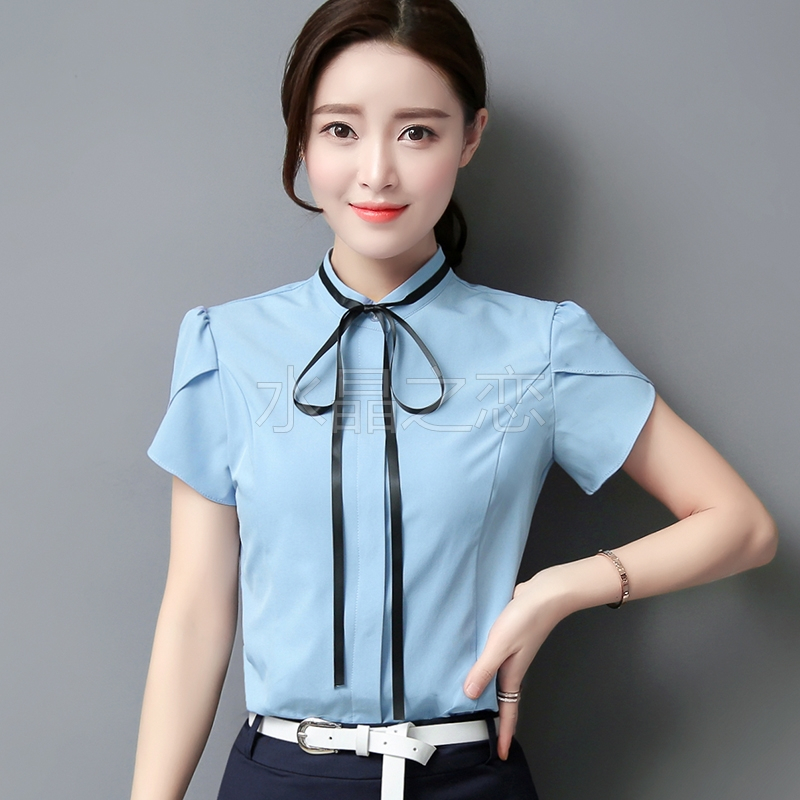 幼儿园教师园服套装夏季早教老师面试服大衬衫幼师服职业女裙套装报价