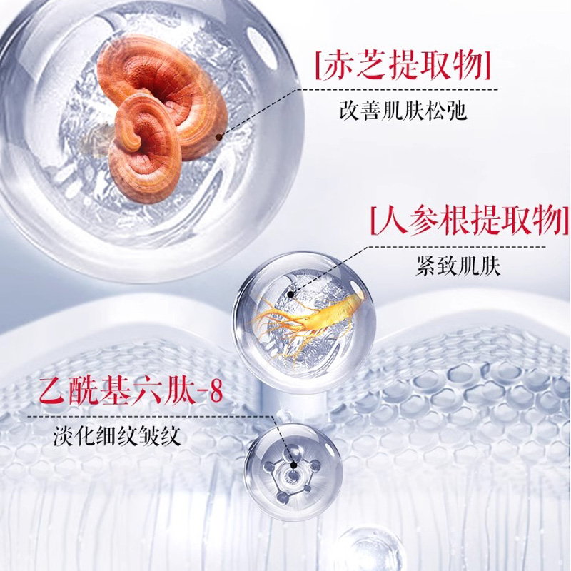 片仔癀(PZH)灵芝臻颜淡纹多效眼霜30g淡化细纹紧致淡化眼袋黑眼圈鱼尾纹提拉紧致护肤品补水保湿化妆品官方旗舰店正品高清大图