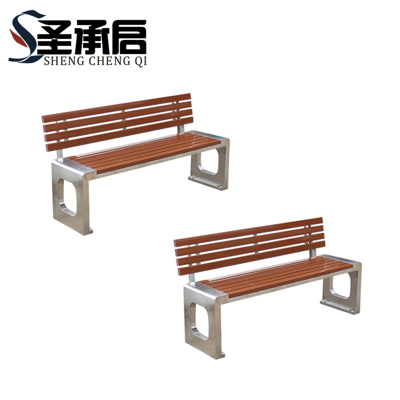 圣承启 不锈钢公园椅 2米 张高清大图