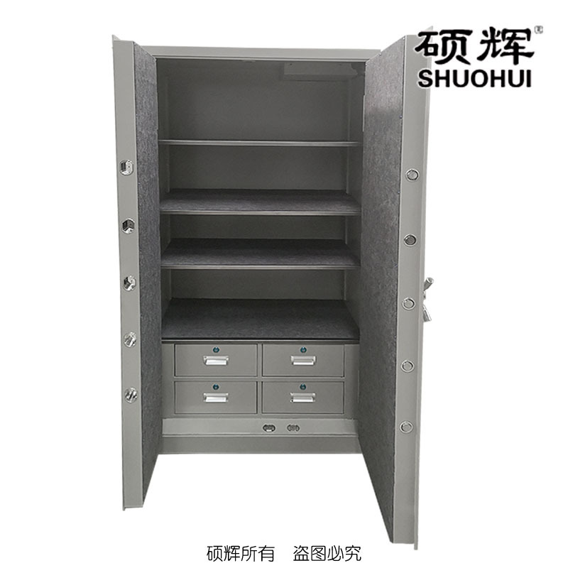 【硕辉】SH-ZN智能保密柜 双指纹识别人脸拍照记录实时监控三级联控保密柜 1000*500*1850mm