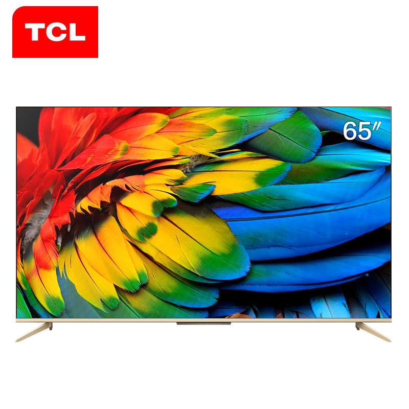 tcl 65D9 65英寸4K超高清 HDR 2+16GB 超薄 全面屏 平板 电视