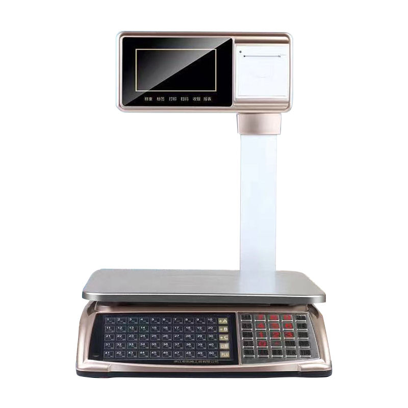 锐箭衡器超市会员收银秤30kg计价电子打票称水果店麻辣烫商用称重一体