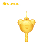 《奇萌泰迪》正版授权 Mover魔吻 奇萌泰迪暖心系列棒棒糖硬金吊坠
