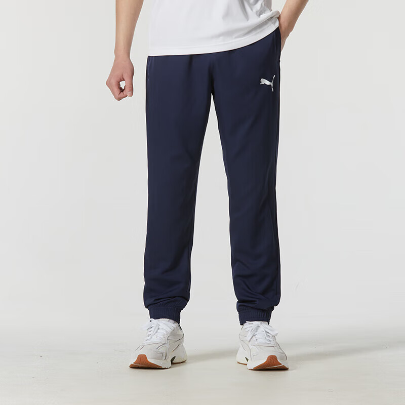 彪马（PUMA）男裤新款运动裤户外时尚跑步健身舒适透气休闲梭织长裤685639-06 ZP高清大图