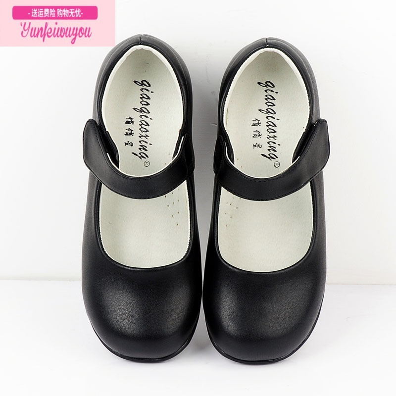 七斓女童黑色皮鞋公主单鞋儿童中小学生礼服演出鞋校园钢琴舞台表演鞋