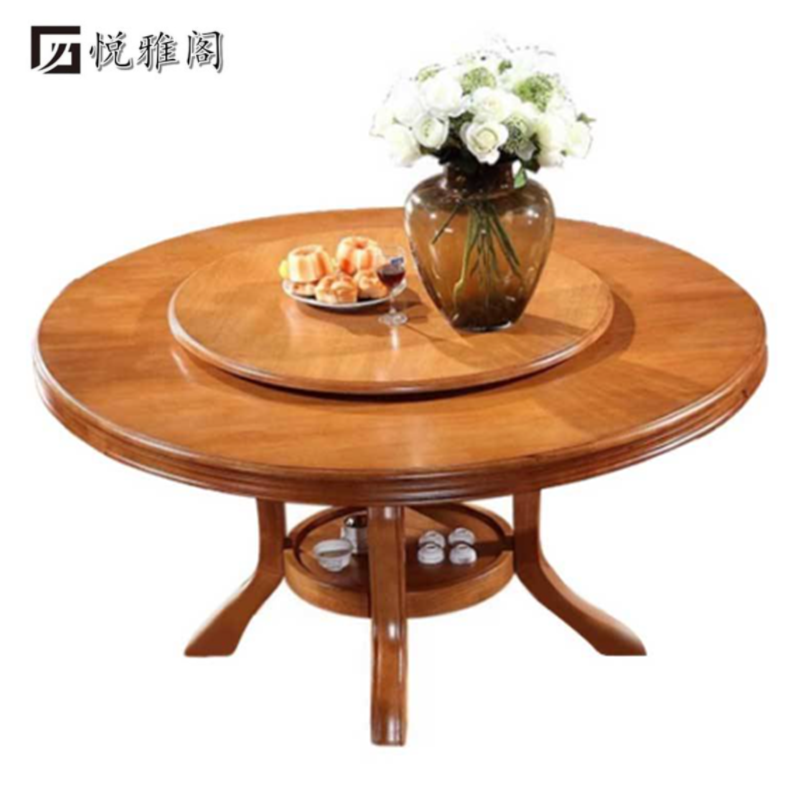 悦雅阁 实木餐桌 1.8米 张高清大图