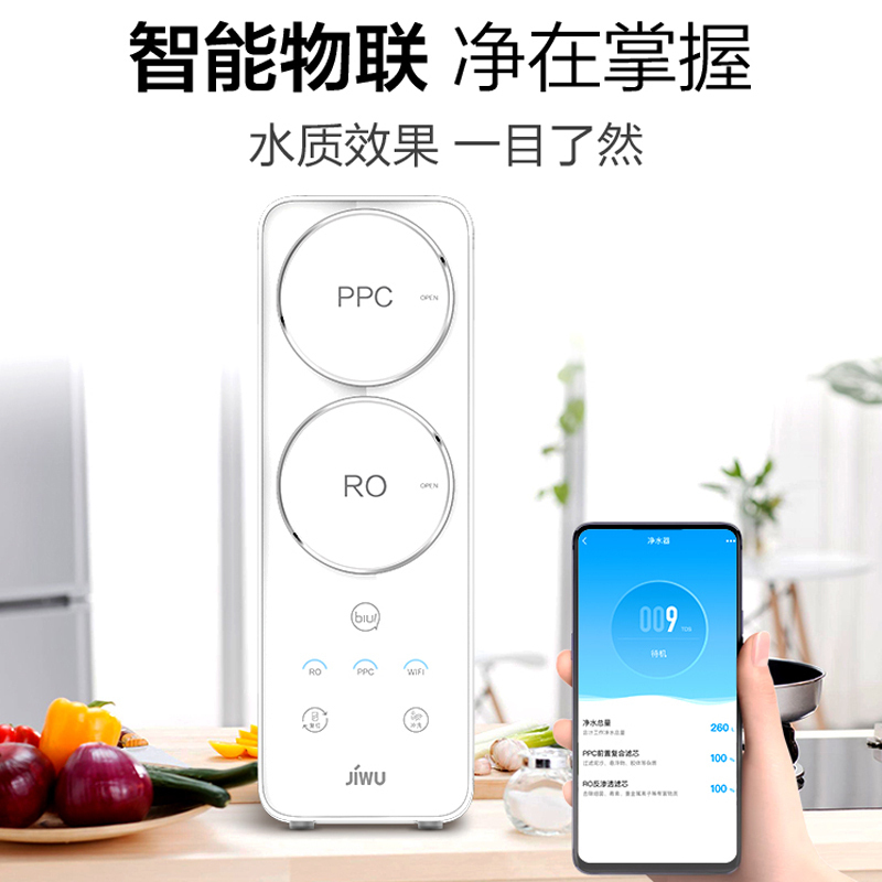 苏宁小Biu净水器R500-W1+惠而浦台式饮水机YJ93