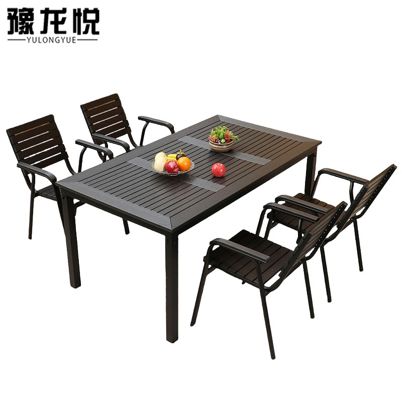 豫龙悦户外桌椅套 1.6米长桌一桌四椅1600*900*720mm套
