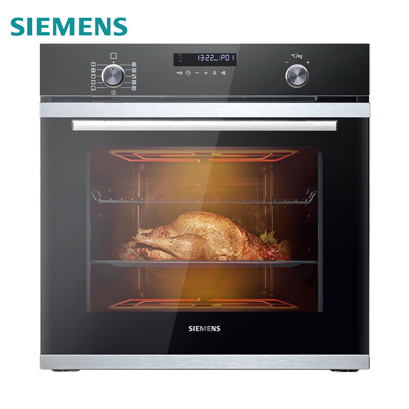 西门子71L专业级嵌入式电烤箱HB258GZS0W不锈钢管发热 热风循环高清大图
