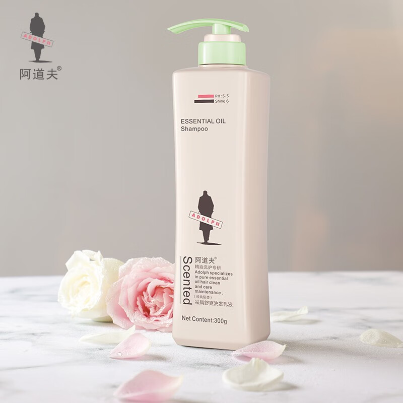 阿道夫 无硅油洗发水(四项专研)800gx2高清大图